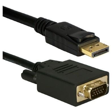 Cabo Adaptador Displayport Macho x VGA Macho MD9, 1.8 Metros - 7729 Cabo Adaptador Displayport Macho x VGA Macho MD9, 1.8 Metros - 7729