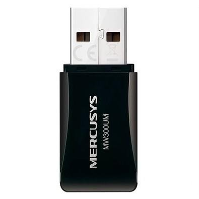 Mini Adaptador Mercusys USB Wireless MW300UM Mini Adaptador Mercusys USB Wireless MW300UM