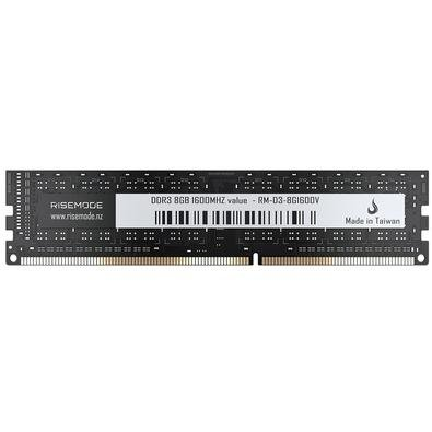 Memória RAM Rise Mode, 8GB, 1600MHz, DDR3, CL11 - RM-D3-8G1600V Memória RAM Rise Mode, 8GB, 1600MHz, DDR3, CL11 - RM-D3-8G1600V