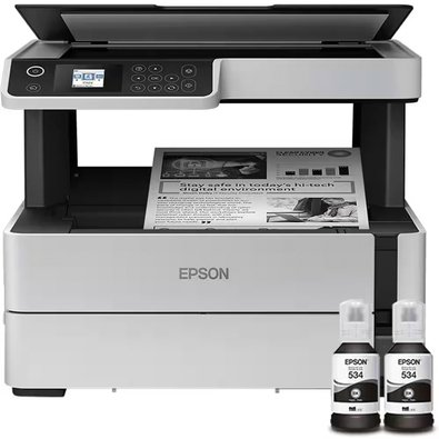 Impressora Multifuncional Epson EcoTank Monocromatica Wi-Fi Bivolt M2170 Impressora Multifuncional Epson EcoTank Monocromatica Wi-Fi Bivolt M2170
