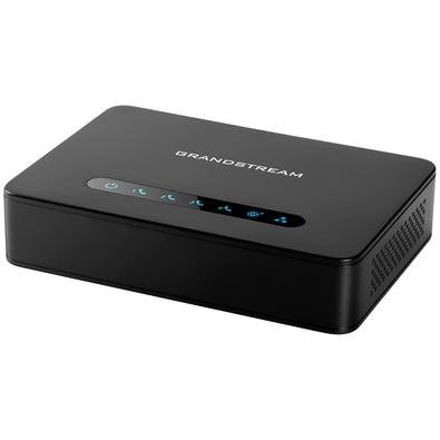 Adaptador ATA Avançado Grandstream, 4 Portas FXS, Preto - HT814