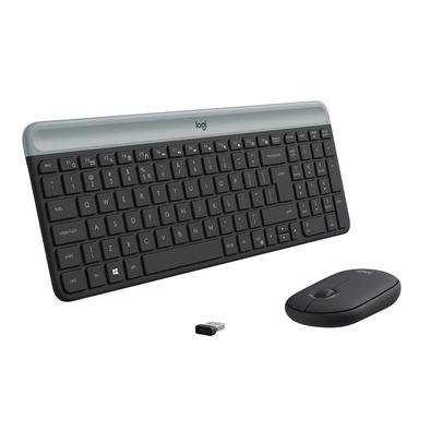 Combo Teclado e Mouse sem fio Logitech MK470 com Design Slim, Digitação e Clique Silencioso, Mouse Ambidestro e Pilhas Inclusas - 920-009268 Combo Teclado e Mouse sem fio Logitech MK470 com Design Slim, Digitação e Clique Silencioso, Mouse Ambidestro e Pilhas Inclusas - 920-009268