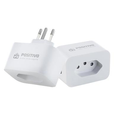 Plug Smart Positivo, Wi-Fi, 1000W, Branco - 10A- 3901502 Plug Smart Positivo, Wi-Fi, 1000W, Branco - 10A- 3901502