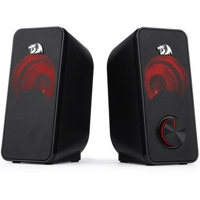 Caixa de Som Redragon GS500 Stentor, LED, 3W x 2, P2 - GS500 Caixa de Som Redragon GS500 Stentor, LED, 3W x 2, P2 - GS500