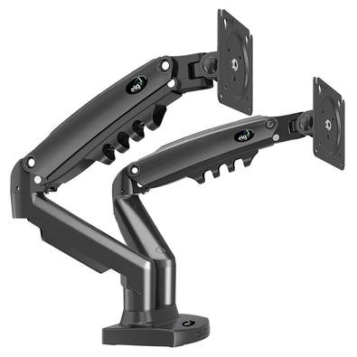 Suporte de Mesa Articulado para 2 Monitores de 17" a 35", ELG, Ajuste de altura com Pistão a Gás - F160N Suporte de Mesa Articulado para 2 Monitores de 17" a 35", ELG, Ajuste de altura com Pistão a Gás - F160N