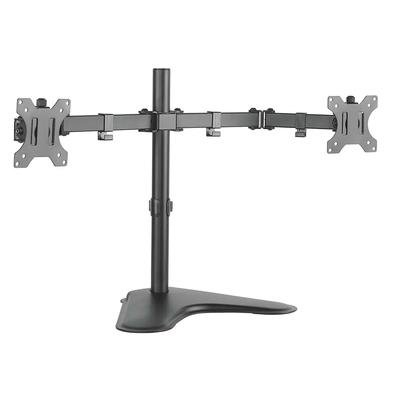 Suporte Duplo de Mesa para Monitores ELG, Giratório, Articulado - T1224N Suporte Duplo de Mesa para Monitores ELG, Giratório, Articulado - T1224N