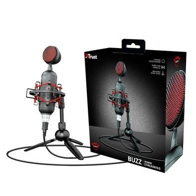 Microfone Streamer GXTrust Gaming GXT 244 Buzz Podcast, USB - 23466 Microfone Streamer GXTrust Gaming GXT 244 Buzz Podcast, USB - 23466