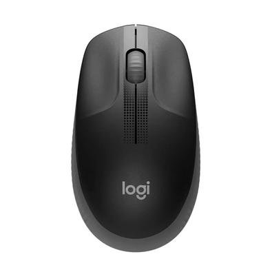 Mouse sem fio Logitech M190 com Design Ambidestro de Tamanho Padrão, Conexão USB e Pilha Inclusa, Cinza - 910-005902 Mouse sem fio Logitech M190 com Design Ambidestro de Tamanho Padrão, Conexão USB e Pilha Inclusa, Cinza - 910-005902