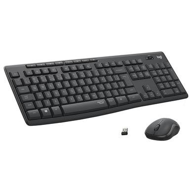 Teclado e Mouse sem fio Logitech MK295 com Digitação e Clique Silencioso, Conexão USB, Pilhas Inclusas e Layout ABNT2 - 920-009793 Teclado e Mouse sem fio Logitech MK295 com Digitação e Clique Silencioso, Conexão USB, Pilhas Inclusas e Layout ABNT2 - 920-009793
