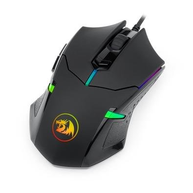 Mouse Gamer Redragon Centrophorus 2 RGB, 7200DPI, 6 Botões, Preto - M601-RGB Mouse Gamer Redragon Centrophorus 2 RGB, 7200DPI, 6 Botões, Preto - M601-RGB