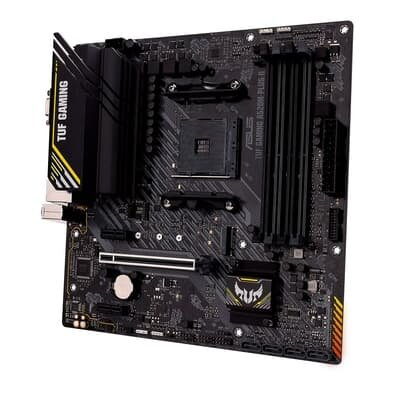 Placa-Mãe ASUS TUF GAMING A520M-PLUS II, AMD AM4, mATX, DDR4, Preto - 90MB17G0-M0EAY0 Placa-Mãe ASUS TUF GAMING A520M-PLUS II, AMD AM4, mATX, DDR4, Preto - 90MB17G0-M0EAY0