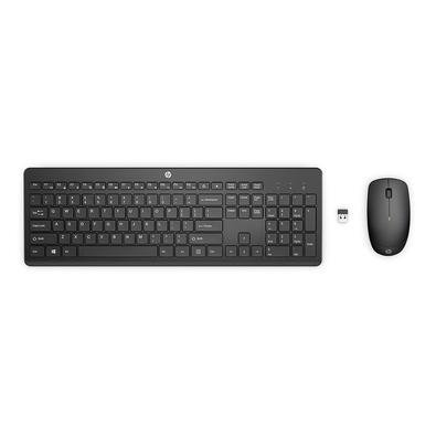 Kit Teclado e Mouse HP Sem Fio, 1.600 DPI, Wireless, 3 Botões, ABNT, USB, Preto - 18H24AA#AC4 Kit Teclado e Mouse HP Sem Fio, 1.600 DPI, Wireless, 3 Botões, ABNT, USB, Preto - 18H24AA#AC4