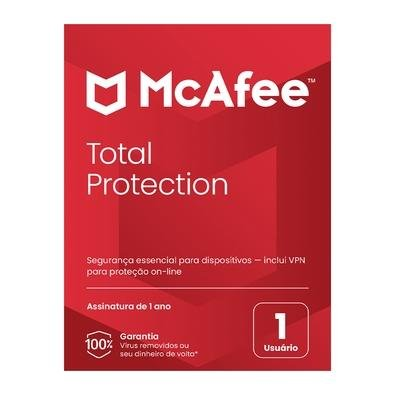 Gift Card Antivirus McAfee Proteção Total para 01 Dispositivo - 1 Ano de acesso, Digital para download Gift Card Antivirus McAfee Proteção Total para 01 Dispositivo - 1 Ano de acesso, Digital para download