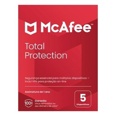 Gift Card Antivirus McAfee Proteção Total para 05 Dispositivos - 1 Ano de acesso, Digital para download Gift Card Antivirus McAfee Proteção Total para 05 Dispositivos - 1 Ano de acesso, Digital para download