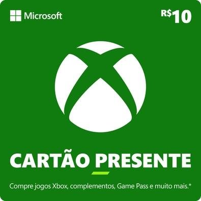 Gift Card Xbox: 10 Reais - Código Digital