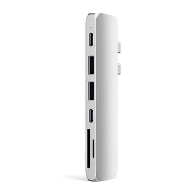 Adaptador de Hub Pro USB-C Satechi, Prata - ST-CMBPS (silver) Adaptador de Hub Pro USB-C Satechi, Prata - ST-CMBPS (silver)
