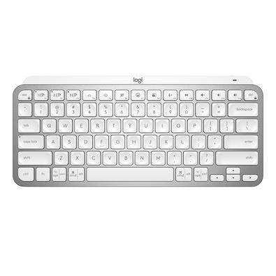 Teclado Sem Fio Logitech MX Keys Mini, Iluminação Smart, Bluetooth, USB, Easy-Switch, Recarregável, Cinza Claro - 920-010506 Teclado Sem Fio Logitech MX Keys Mini, Iluminação Smart, Bluetooth, USB, Easy-Switch, Recarregável, Cinza Claro - 920-010506