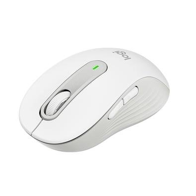 Mouse Sem Fio Logitech Signature M650, 2000 DPI, Compacto, 5 Botões, Silencioso, Bluetooth, USB, Branco - 910-006252 Mouse Sem Fio Logitech Signature M650, 2000 DPI, Compacto, 5 Botões, Silencioso, Bluetooth, USB, Branco - 910-006252