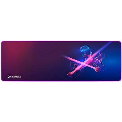 Mousepad Gamer Rise Mode Speed, Neon, Estendido (900x300mm), Borda Costurada - RG-MP-06-NEO Mousepad Gamer Rise Mode Speed, Neon, Estendido (900x300mm), Borda Costurada - RG-MP-06-NEO
