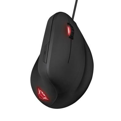 Mouse Gamer GXTrust 144 REXX, Design Vertical, RGB, 6 Botões, 10K DPI, USB, Preto - 22991 Mouse Gamer GXTrust 144 REXX, Design Vertical, RGB, 6 Botões, 10K DPI, USB, Preto - 22991