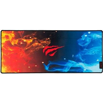 Mousepad Havit, Grande 700x300mm, Antiderrapante, Vermelho e Azul - HV-MP845 Mousepad Havit, Grande 700x300mm, Antiderrapante, Vermelho e Azul - HV-MP845
