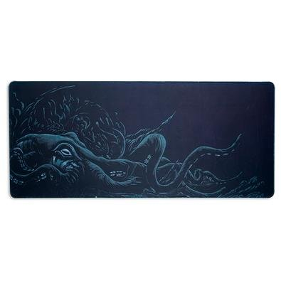 Mousepad Dazz Hybrid Daskmat Dark Octopus, Extra Grande 900x400mm, Borda Costurada, Preto - 62000142 Mousepad Dazz Hybrid Daskmat Dark Octopus, Extra Grande 900x400mm, Borda Costurada, Preto - 62000142