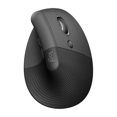 Mouse Sem Fio Logitech Lift, 4000 DPI, 6 Botões, Bluetooth, Ergonômico, USB, Grafite - 910-006466 Mouse Sem Fio Logitech Lift, 4000 DPI, 6 Botões, Bluetooth, Ergonômico, USB, Grafite - 910-006466