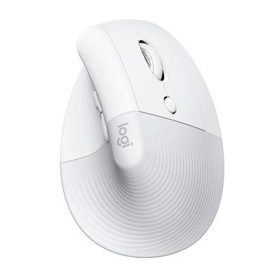 Mouse Sem Fio Logitech Lift, 4000 DPI, 6 Botões, Bluetooth, Ergonômico, USB, Branco - 910-006469 Mouse Sem Fio Logitech Lift, 4000 DPI, 6 Botões, Bluetooth, Ergonômico, USB, Branco - 910-006469