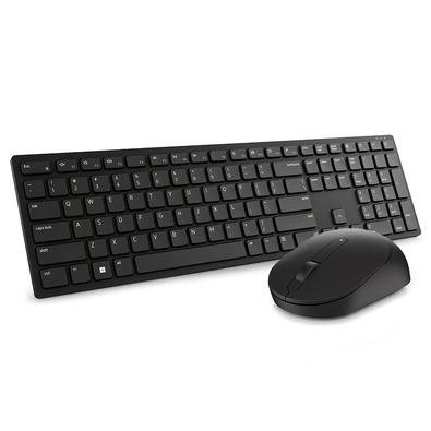 Kit Teclado e Mouse Sem Fio Dell Pro, 4000 DPI, ABNT2, Preto - KM5221W Kit Teclado e Mouse Sem Fio Dell Pro, 4000 DPI, ABNT2, Preto - KM5221W