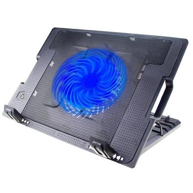 Base com Cooler para Notebook Rise Mode, Galaxy Black X6, LED - RM-CN-06-BB Base com Cooler para Notebook Rise Mode, Galaxy Black X6, LED - RM-CN-06-BB
