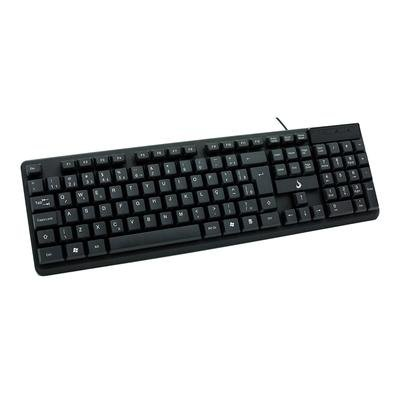 Teclado Rise Mode Office OF 01, USB, ABNT, com Teclado Numérico, Preto - RM-TC-01-FB Teclado Rise Mode Office OF 01, USB, ABNT, com Teclado Numérico, Preto - RM-TC-01-FB