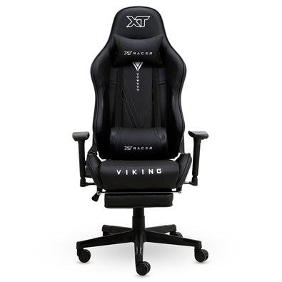 Cadeira Gamer XT Racer Viking Series, Até 120kg, Com Almofadas e Apoio de Pés, Reclinável, Descanso de Braço 3D, Preto - XTR-018 Cadeira Gamer XT Racer Viking Series, Até 120kg, Com Almofadas e Apoio de Pés, Reclinável, Descanso de Braço 3D, Preto - XTR-018
