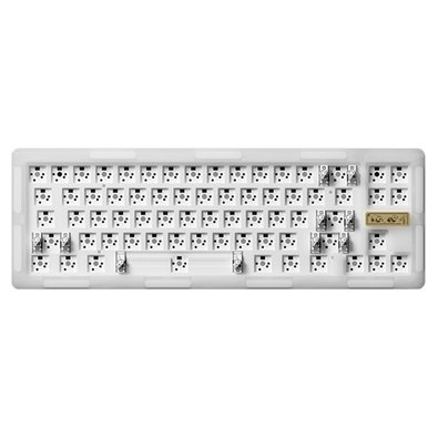 Base para Teclado Mecânico Akko ACR Pro 68 Barebone, Personalizado Hot Swappable Kit DIY Montagem Junta, Branco - 6925758620352 Base para Teclado Mecânico Akko ACR Pro 68 Barebone, Personalizado Hot Swappable Kit DIY Montagem Junta, Branco - 6925758620352