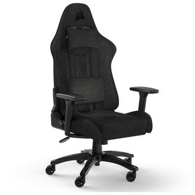 Cadeira Gamer Corsair TC100 Relaxed Fabric, Até 120Kg, Com Almofadas, Reclinável, Cilindro de Gás Classe 4, Preto - CF-9010051-WW Cadeira Gamer Corsair TC100 Relaxed Fabric, Até 120Kg, Com Almofadas, Reclinável, Cilindro de Gás Classe 4, Preto - CF-9010051-WW