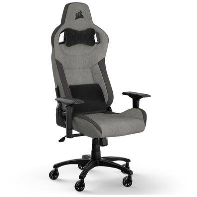 Cadeira Gamer Corsair T3 Rush 2023, Até 120Kg, Com Almofadas, Reclinável, Apoio de Braços 4D, Cinza e Preto - CF-9010056-WW Cadeira Gamer Corsair T3 Rush 2023, Até 120Kg, Com Almofadas, Reclinável, Apoio de Braços 4D, Cinza e Preto - CF-9010056-WW