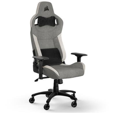 Cadeira Gamer Corsair T3 Rush 2023, Até 120Kg, Com Almofadas, Reclinável, Apoio de Braços 4D, Cinza e Branco - CF-9010058-WW Cadeira Gamer Corsair T3 Rush 2023, Até 120Kg, Com Almofadas, Reclinável, Apoio de Braços 4D, Cinza e Branco - CF-9010058-WW