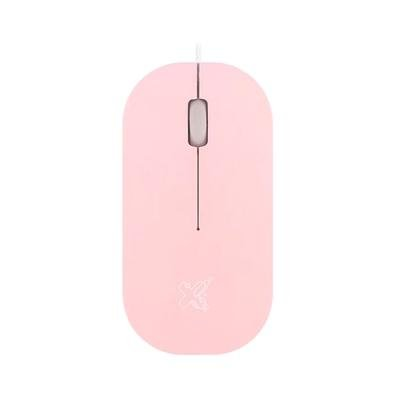 Mouse Maxprint Surface, 1200DPI, 3 Botões, USB, Rosa - 60000136