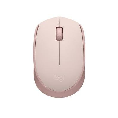Mouse Sem Fio Logitech M170, Wireless, Rosa - 910-006862