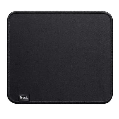 Mousepad Trust Boye Médio (250x210mm), Bordas Costuradas, Antiderrapante, Preto - 24743 Mousepad Trust Boye Médio (250x210mm), Bordas Costuradas, Antiderrapante, Preto - 24743