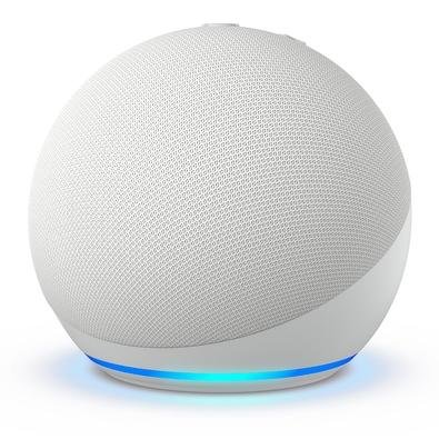 Echo Dot 5ª geração Amazon, com Alexa, Smart Speaker, Branco - B09B8XVSDP Echo Dot 5ª geração Amazon, com Alexa, Smart Speaker, Branco - B09B8XVSDP