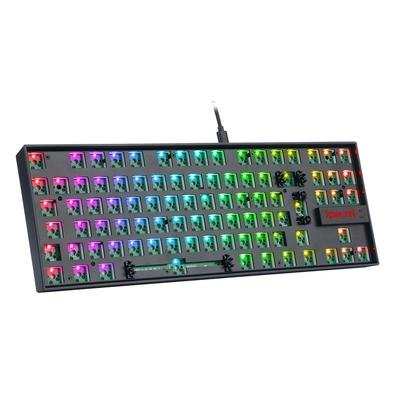 Base para Teclado Mecânico Gamer Kumara Barebone Edition, RGB, USB, ABNT2, Preto - RD-BBK552 Base para Teclado Mecânico Gamer Kumara Barebone Edition, RGB, USB, ABNT2, Preto - RD-BBK552