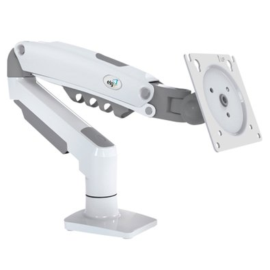 Suporte de Mesa Articulado para Monitor de 17" a 35" ELG, com Pistão a Gás, Branco - F80W Suporte de Mesa Articulado para Monitor de 17" a 35" ELG, com Pistão a Gás, Branco - F80W