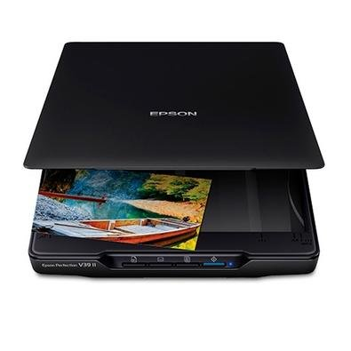 Scanner de Mesa Epson V39II, USB, Colorido, Bivolt, Preto - V39 II Scanner de Mesa Epson V39II, USB, Colorido, Bivolt, Preto - V39 II