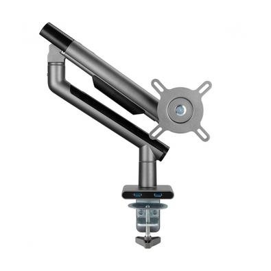 Suporte Articulado PCYES para Monitor 17 a 32, Vesa, USB, Cinza - SM-049C Suporte Articulado PCYES para Monitor 17 a 32, Vesa, USB, Cinza - SM-049C