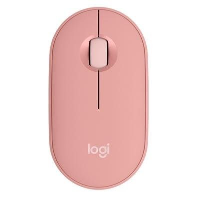 Mouse Sem Fio Logitech Pebble 2 M350s, USB Logi Bolt ou Bluetooth e Pilha Inclusa, com Clique Silencioso, Rosa- 910-007048 Mouse Sem Fio Logitech Pebble 2 M350s, USB Logi Bolt ou Bluetooth e Pilha Inclusa, com Clique Silencioso, Rosa- 910-007048