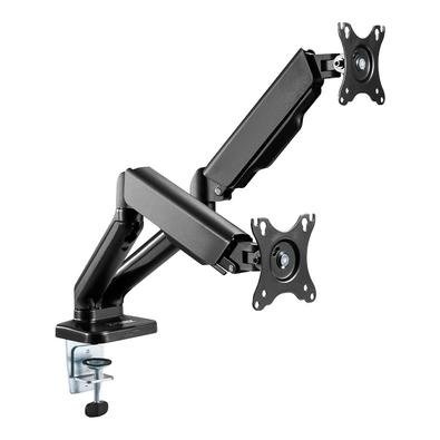 Suporte Articulado Para Dois Monitores 17" à 32" Fortrek FK441S, Com Pistão a Gás, Preto - 81032 Suporte Articulado Para Dois Monitores 17" à 32" Fortrek FK441S, Com Pistão a Gás, Preto - 81032