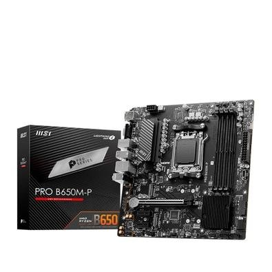 Placa Mãe MSI Pro B650M-P, AMD AM5, M-ATX, DDR5 - PRO B650M-P Placa Mãe MSI Pro B650M-P, AMD AM5, M-ATX, DDR5 - PRO B650M-P