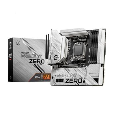 Placa-Mãe MSI B650M Project Zero, AMD AM5, M-ATX, DDR5, Preto - B650M PROJECT ZERO Placa-Mãe MSI B650M Project Zero, AMD AM5, M-ATX, DDR5, Preto - B650M PROJECT ZERO