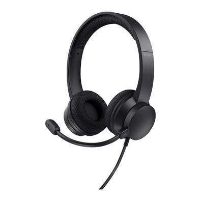 Headset Trust Ayda, Microfone com Cancelamento de Ruído, Para PC, Conexão USB, Preto - 25089 Headset Trust Ayda, Microfone com Cancelamento de Ruído, Para PC, Conexão USB, Preto - 25089