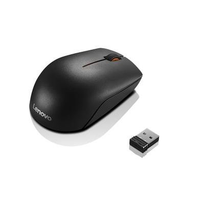 Mouse Sem fio Lenovo 300, Wireless, Ambidestro, Preto - GX30K79401 Mouse Sem fio Lenovo 300, Wireless, Ambidestro, Preto - GX30K79401